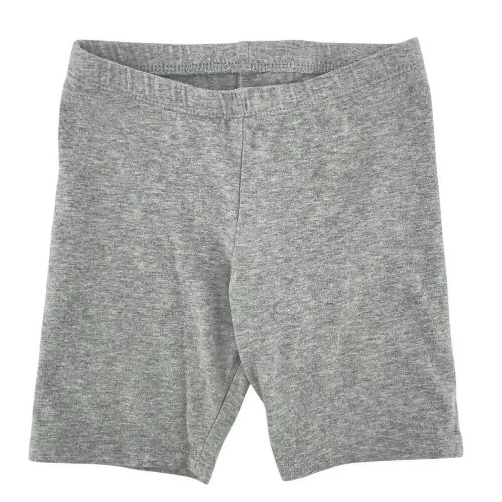 Cat & Jack Toddler Girls Gray Cotton Bike Shorts High Rise Size 5T
